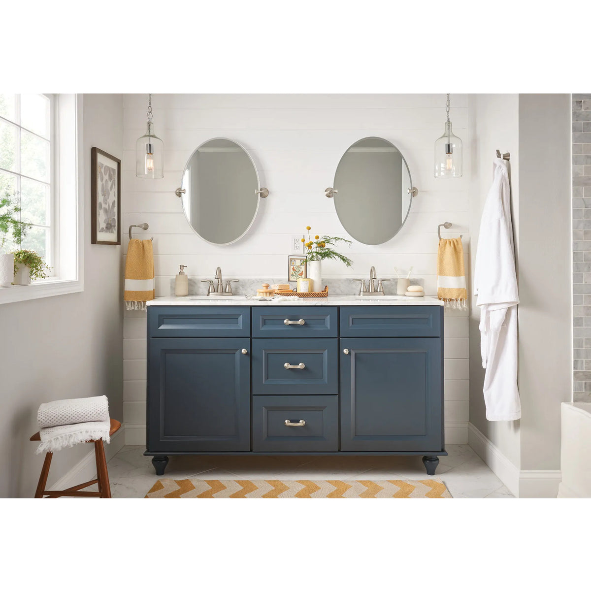 Moen Hilliard 84537SRN Spot Resist Brushed Nickel Bathroom Faucet — view 8