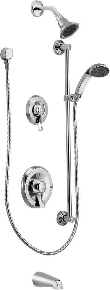 Moen 8343 Commercial Chrome Transfer Posi-Temp Tub/Shower