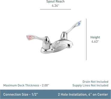 Moen 8800 Faucet Parts & Handles Chrome — view 2