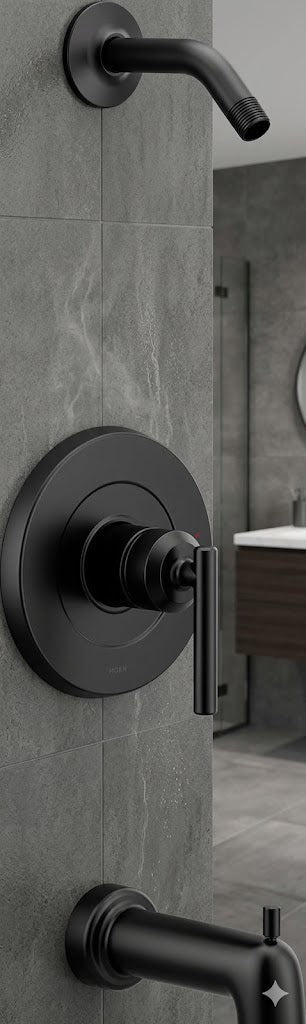 Moen UT2903NHBL Tub & Shower Trim Matte Black