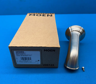 Moen 3858BN Dartmoor Brushed Nickel 7.25" Non-Diverter Tub Spout - 1