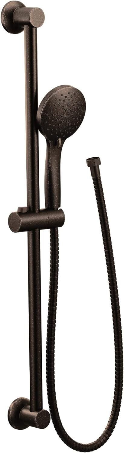 Moen 3558EPORB Oil Rubbed Bronze Handheld Shower Head Slide Bar 5-Spray New