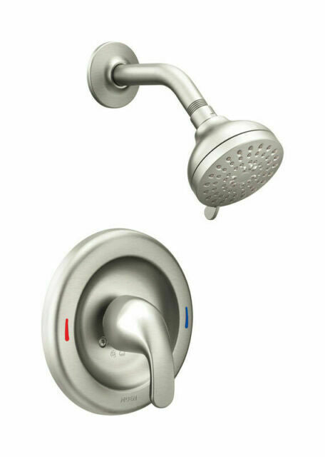 Moen 82604SRN Adler Spot Resist Brushed Nickel Posi-Temp Shower Trim Kit New