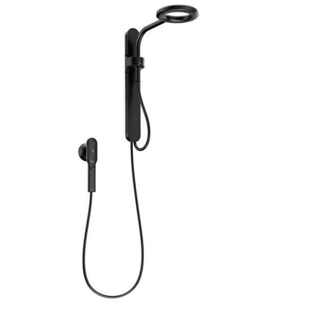 Moen N207C0BL Spa Rainshower Matte Black Handheld Shower Head Slide Bar New