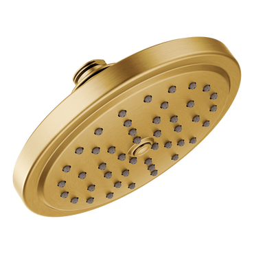 Moen S176EPBG One-Function 6 3/4" Diameter Spray Head Eco-Performance Rainshower Brushed Gold