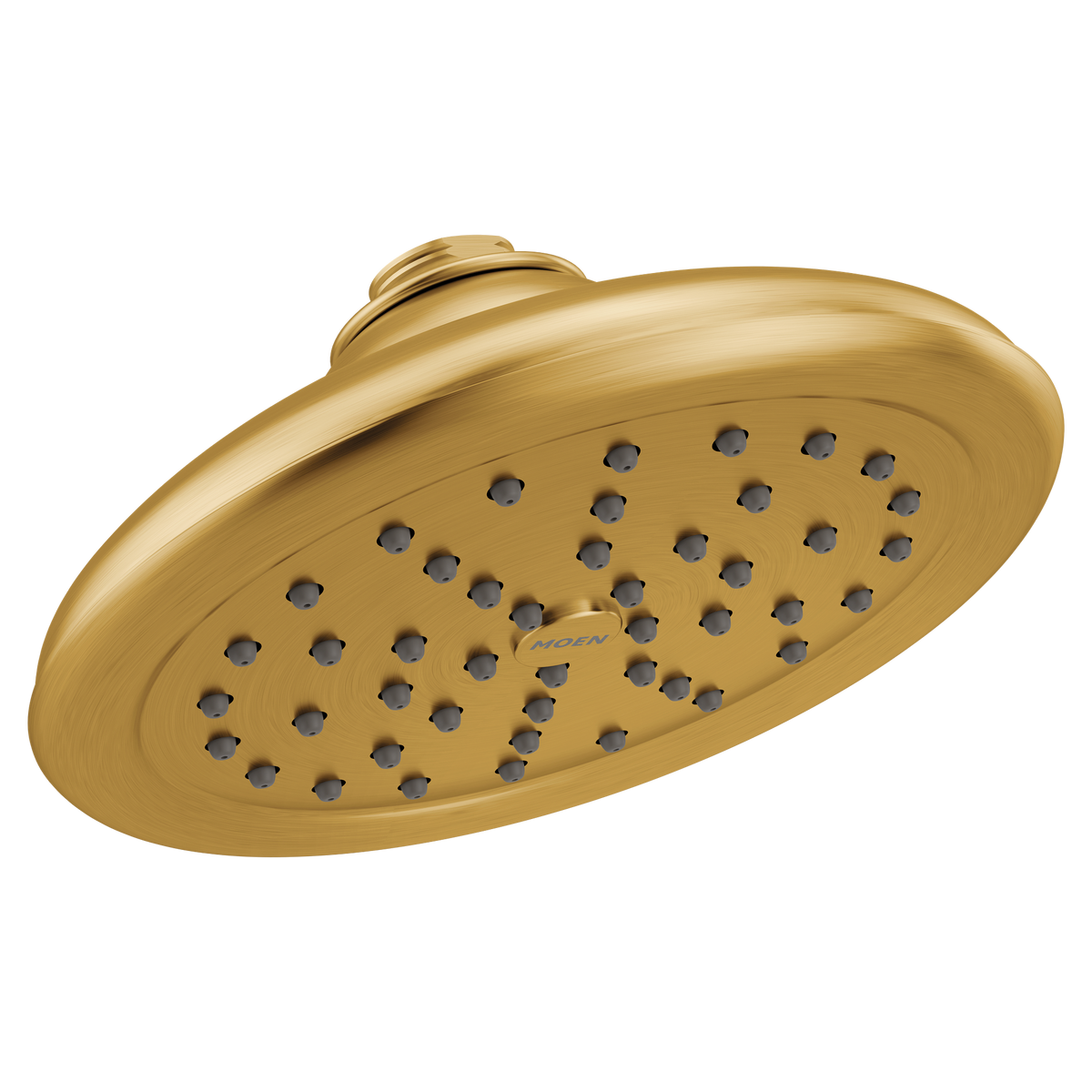 Moen S6310BG One-Function 7" Diameter Spray Head Rainshower Brushed Gold