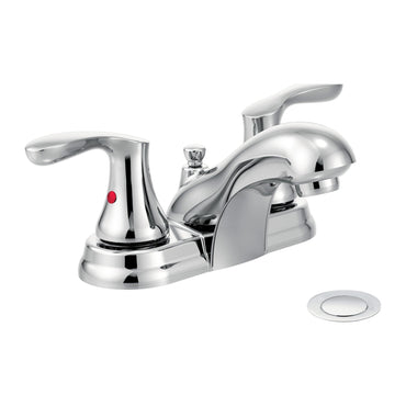 CFG 40225 Cornerstone Chrome Two-Handle Low-Arc Bathroom Faucet with Pop-Up