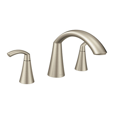 Moen Glyde T373BN Brushed Nickel Roman Tub Faucet Transitional