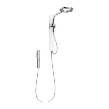 Moen N207C0CH Spa Chrome/White 7.9" Two-Function Spray Head with Handshower