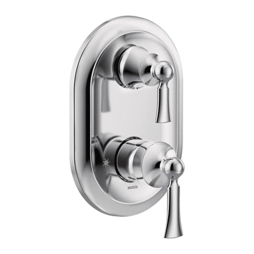 Moen UT5500 Wynford Chrome M-CORE 3-Series With Integrated Transfer Valve Trim