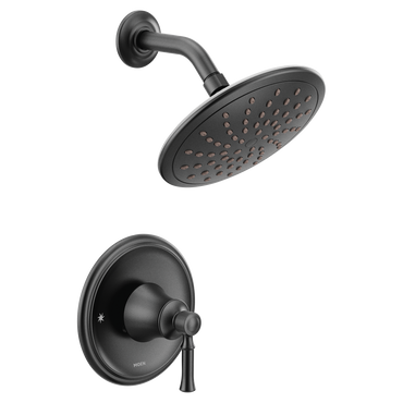 Moen T2282EPBL Dartmoor Matte Black Posi-Temp Eco-Performance Shower Trim