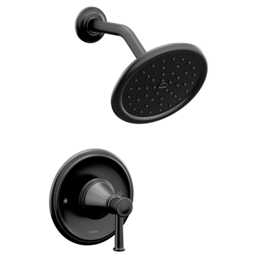 Moen T2312EPBL Belfield Matte Black Posi-Temp Eco-Performance Shower Only