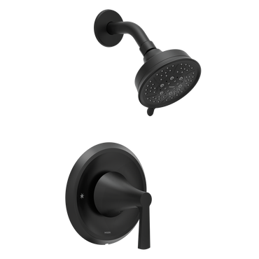 Moen T2412EPBL Jase Matte Black Posi-Temp Shower Only