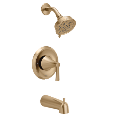 Moen T2413EPBZG Jase Bronzed Gold Posi-Temp Tub/Shower
