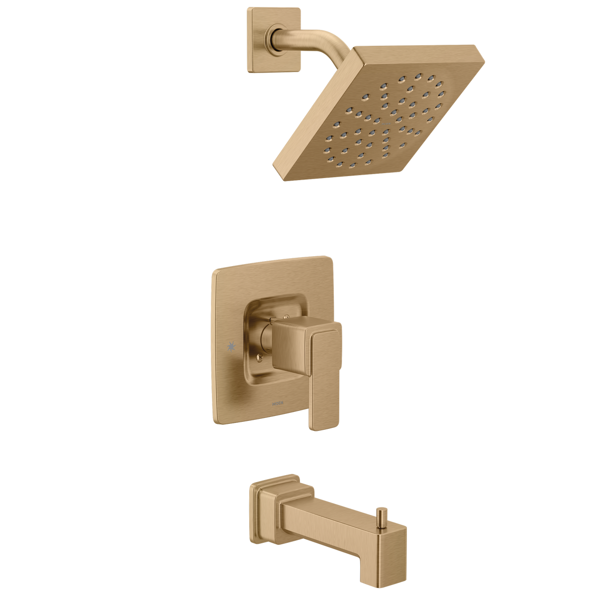 Moen T2683EPBZG Iver Bronzed Gold Posi-Temp Tub/Shower