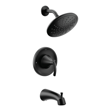 Moen T2843EPBL Glyde Matte Black Posi-Temp Eco-Performance Tub/Shower