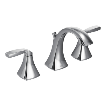 Moen TV6905 Voss Chrome Two-Handle High Arc Bathroom Faucet