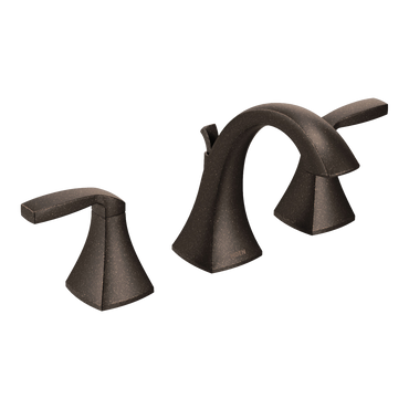 Moen TV6905ORB Voss Oil Rubbed Bronze Two-Handle High Arc Bathroom Faucet