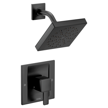 Moen TS2712BL 90 Degree Posi-Temp Shower Only Matte Black