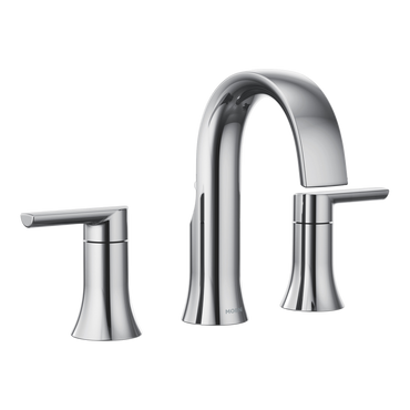 Moen TS6925 Doux Chrome Two-Handle High Arc Bathroom Faucet