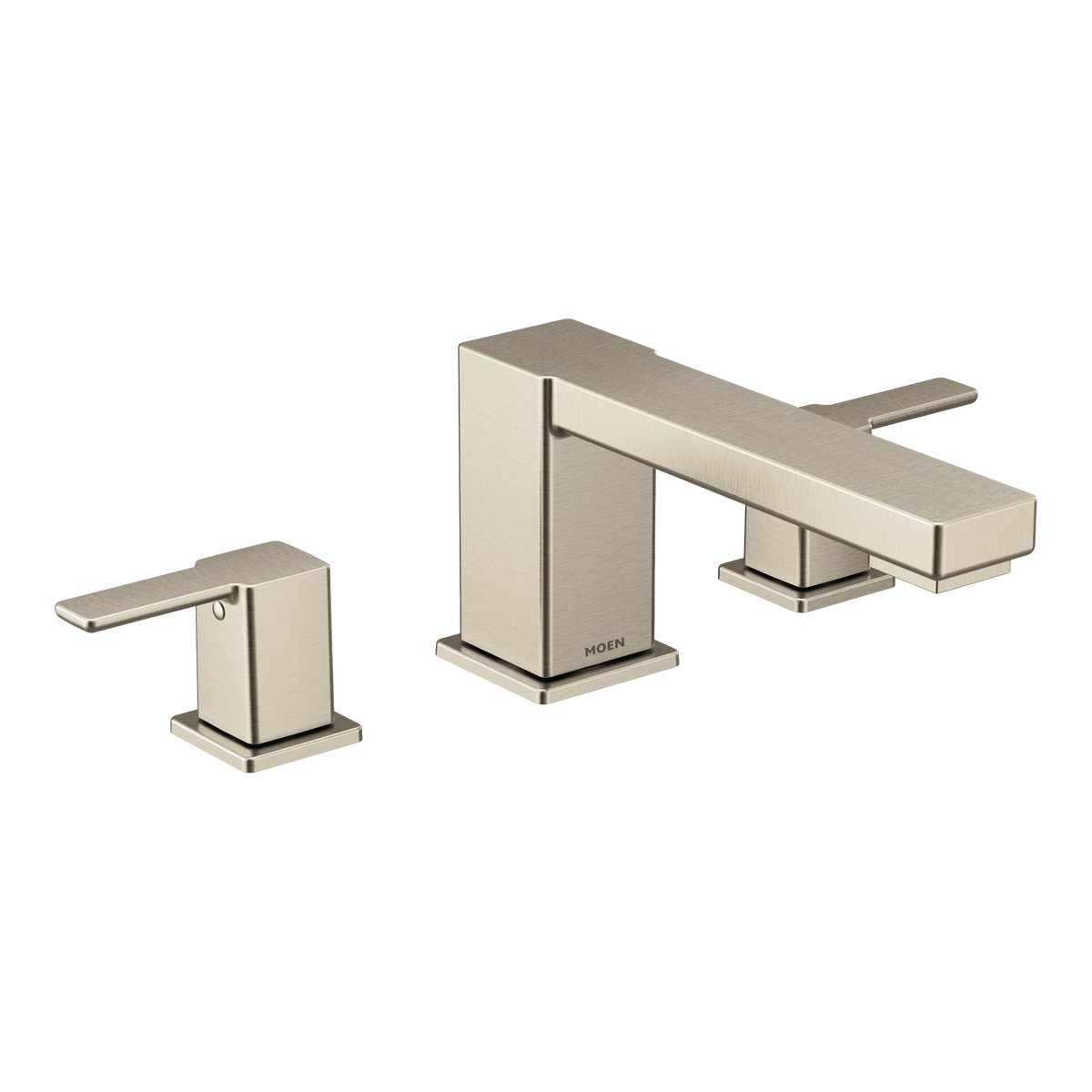 Moen TS913BN 90 Degree Two-Handle High Arc Roman Tub Faucet Brushed Nickel