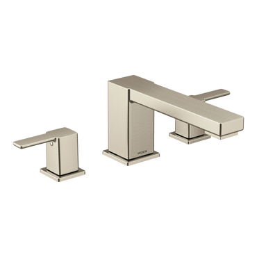 Moen TS913BN 90 Degree Two-Handle High Arc Roman Tub Faucet Brushed Nickel