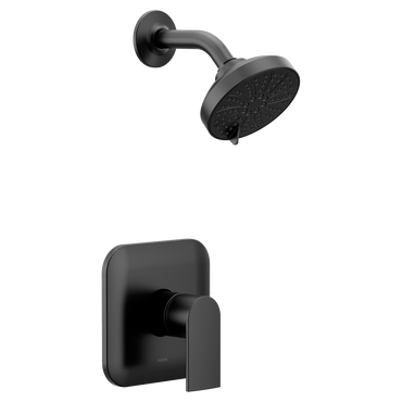 Moen UT2472EPBL Genta Matte Black LX M-CORE 2-Series 4-Port Eco-Performance Shower Only