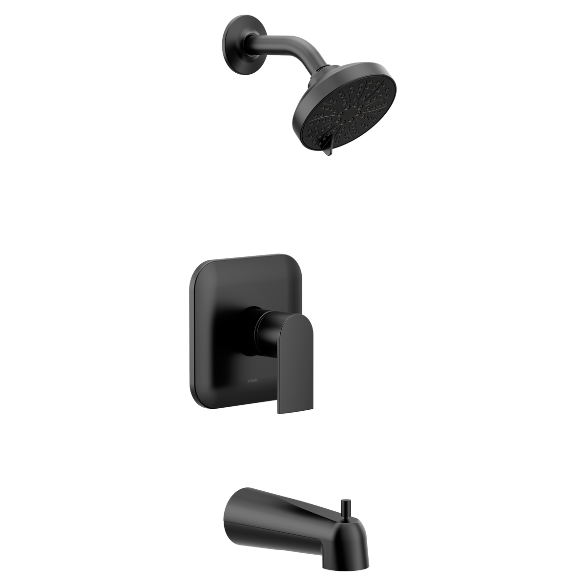 Moen UT2473EPBL Genta Matte Black LX M-CORE 2-Series Eco-Performance Tub/Shower