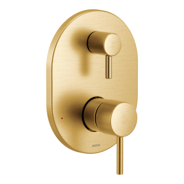 Moen UT3290BG Align Brushed Gold M-CORE 3-Series with Integrated Transfer Valve Trim