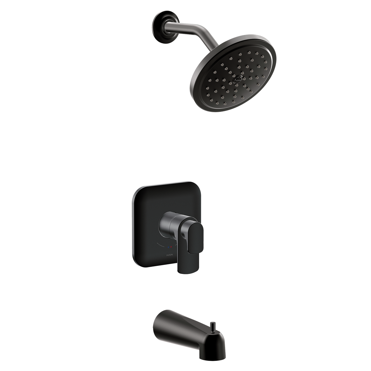 Moen UT4813EPBL Rizon Matte Black M-CORE 4-Series Tub/Shower
