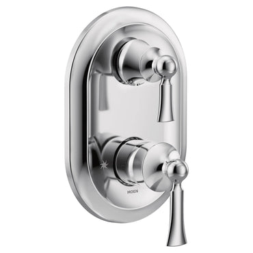 Moen UT5500 Wynford Chrome M-CORE 3-Series With Integrated Transfer Valve Trim