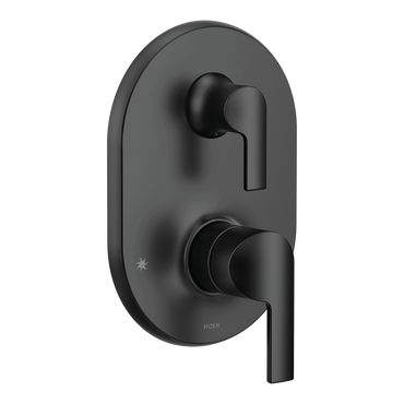 Moen UTS2611BL Doux Matte Black M-CORE 3-Series with Integrated Transfer Valve Trim