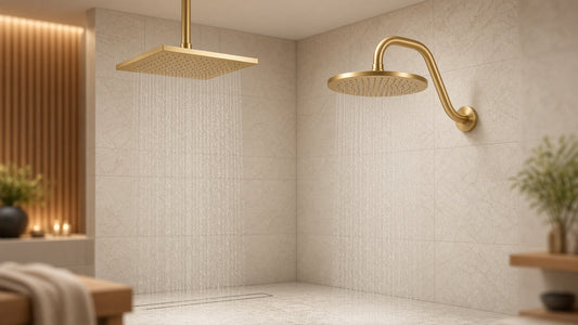 Ceiling-Mount vs Wall-Mount Rain Shower Head: Which is Best?