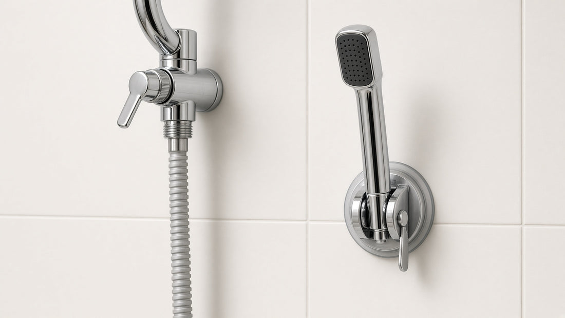 Handheld Shower Head for an Apartment: Reversible Setup Options - Aqualux Studio guide cover