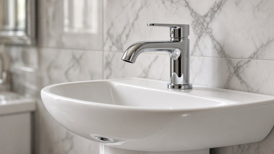 Bathroom Faucet for a Pedestal Sink: Reach and Mounting Checklist - Aqualux Studio guide cover