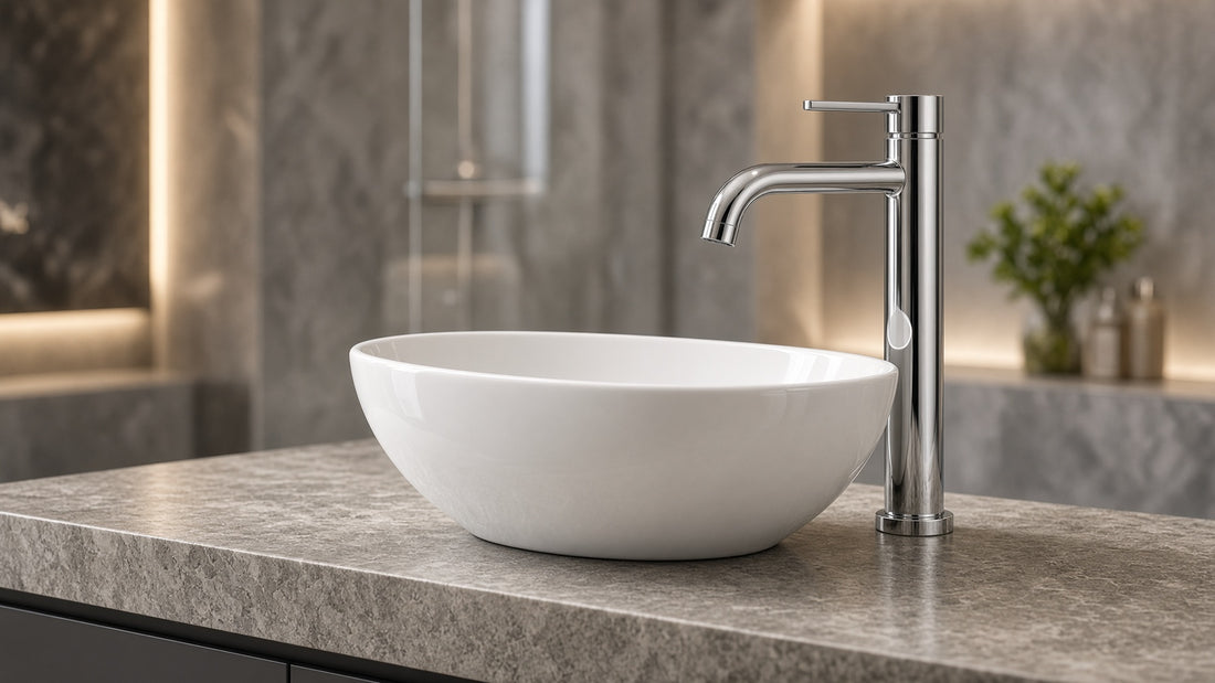 Bathroom Faucet for a Vessel Sink: Spout Height and Basin Reach - Aqualux Studio guide cover