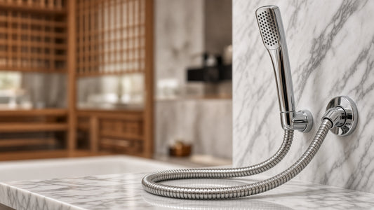 Handheld Shower Hose Length: What Works for a Tub-Shower Combo? - Aqualux Studio guide cover