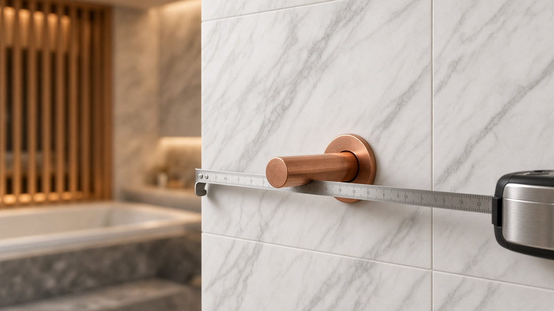 How to Measure Tub-Spout Length and Wall Clearance - Aqualux Studio guide cover