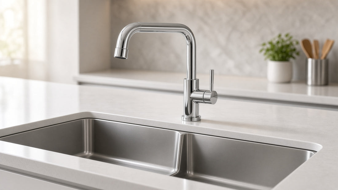Kitchen Faucet for a Double Sink: Reach and Swivel Checklist - Aqualux Studio guide cover