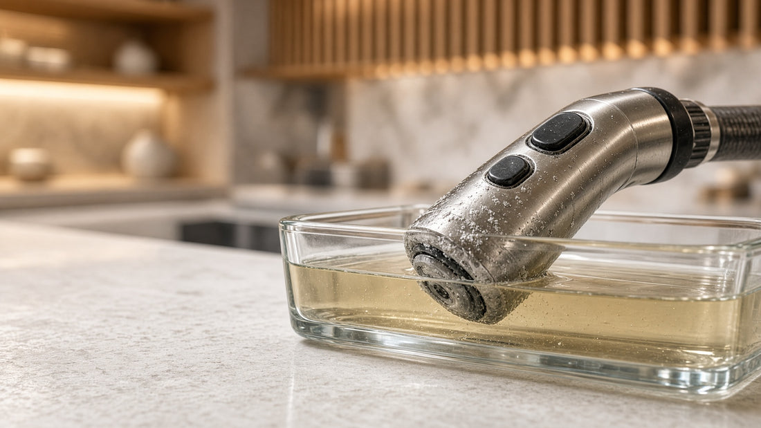 Kitchen Faucet Spray Button Stuck: Clean or Replace the Wand? - Aqualux Studio guide cover