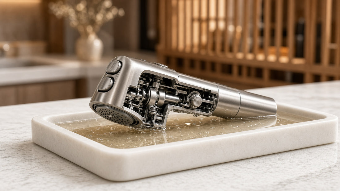 Kitchen Faucet Won't Switch Between Spray and Stream - Aqualux Studio guide cover