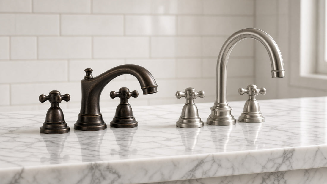 Moen Banbury Bathroom Faucets: Low Arc, High Arc and Finish Options - Aqualux Studio guide cover