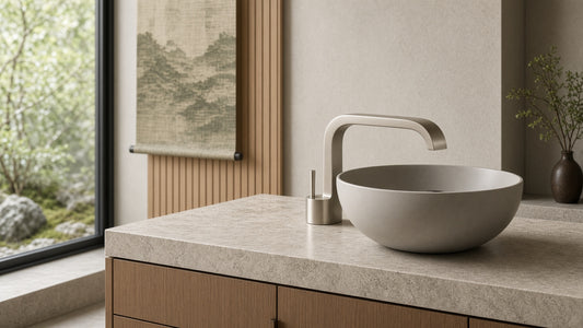 Moen Doux Bathroom Faucet: Proportions and Installation Checklist - Aqualux Studio guide cover