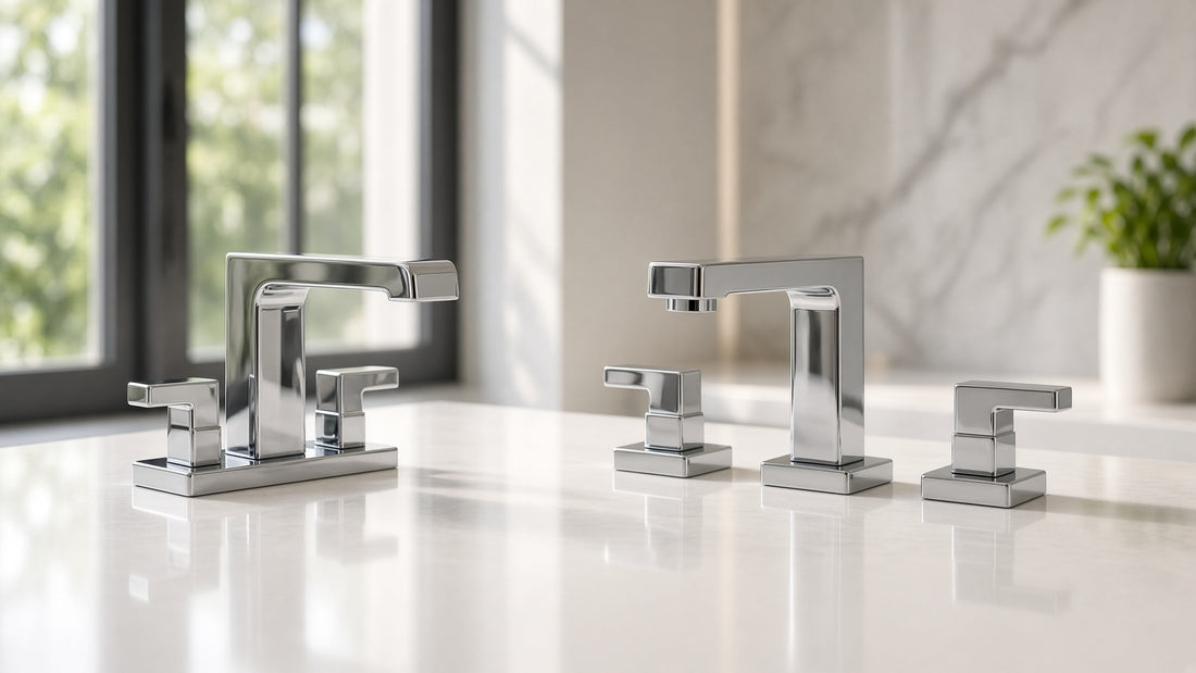 Moen Halle Bathroom Faucets: Comparing the 84971 and 84972 - Aqualux Studio guide cover