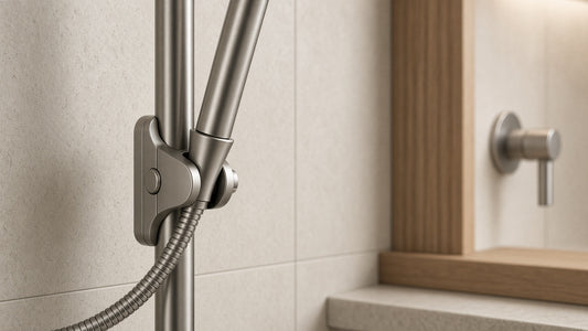 Moen Handheld Shower on a Slide Bar: What Has to Fit - Aqualux Studio guide cover