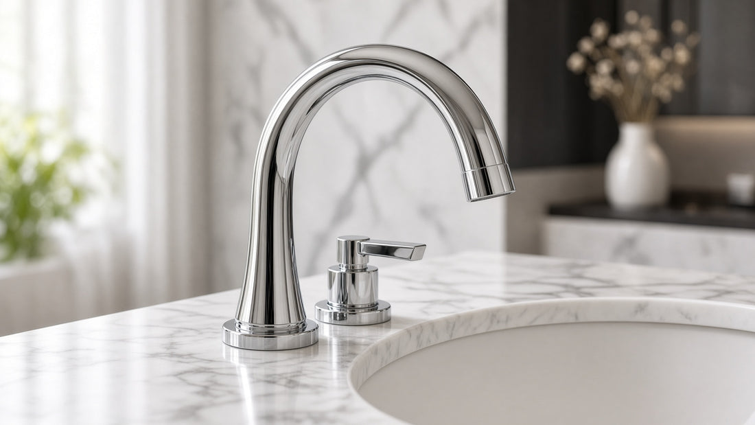 Moen Lindor Bathroom Faucets: Coordinating High-Arc Vanity Fixtures - Aqualux Studio guide cover
