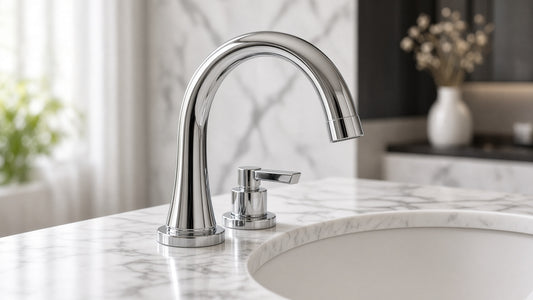 Moen Lindor Bathroom Faucets: Coordinating High-Arc Vanity Fixtures - Aqualux Studio guide cover