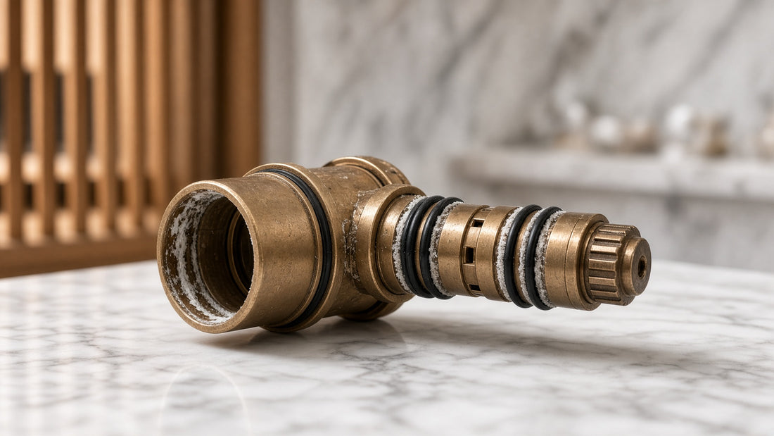 Moen Shower Handle Hard to Turn: Valve and Cartridge Checks - Aqualux Studio guide cover
