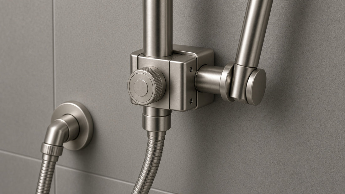 Moen Shower System With Slide Bar: Placement and Connection Guide - Aqualux Studio guide cover