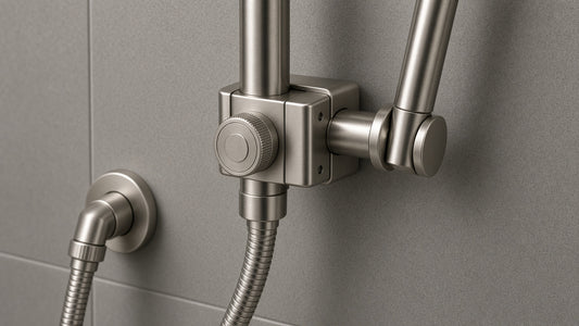 Moen Shower System With Slide Bar: Placement and Connection Guide - Aqualux Studio guide cover